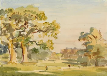 Ansicht von Chirk Castle, 1916
